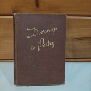 Doorways to Poetry Louis Untermeyer 1938 Harcourt Brace Hardcover‎ Textbook